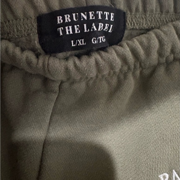 Brunette The Label Olive Green Babes Supporting Babes Crewneck & Joggers - Picture 3 of 8